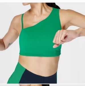 NWOT  SWEATY BETTY  WOMEN'S  ASYMMETRIC  ONE  SHOULDER  SCULPT STRAPPY  BRA